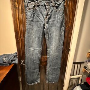 Cowgirl Tuff Men's Denim Straight Jeans